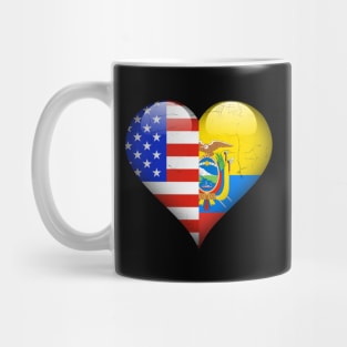 Half American Half Ecuadorian - Gift for Ecuadorian From Ecuador Mug